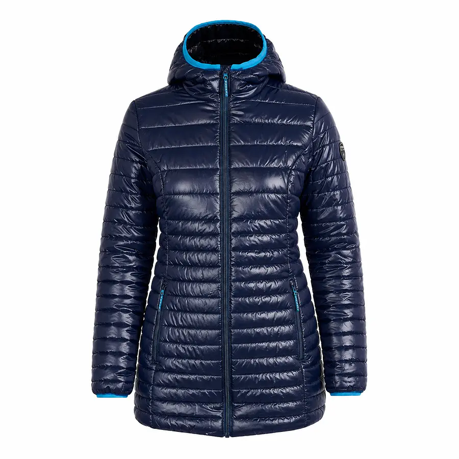 Parka Mujer Northland Kaila Larga Microloft Dark Navy