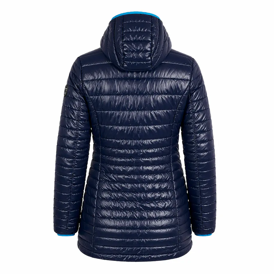 Parka Mujer Northland Kaila Larga Microloft Dark Navy