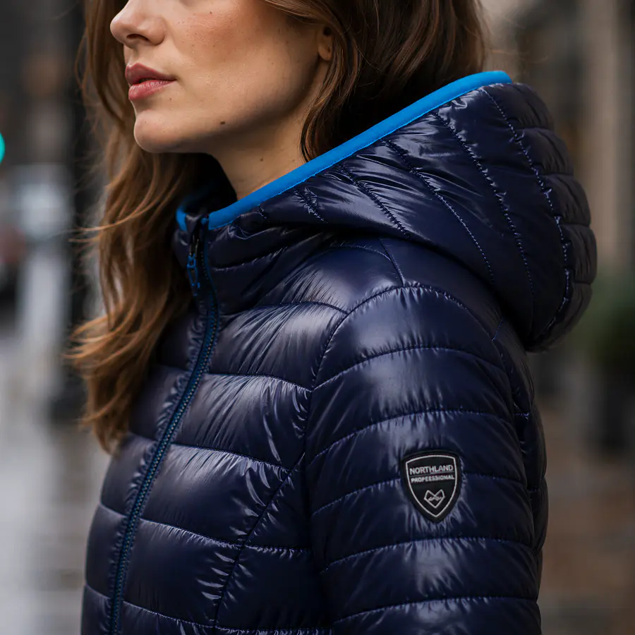 Parka Mujer Northland Kaila Larga Microloft Dark Navy