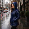 Parka Mujer Northland Kaila Larga Microloft Dark Navy