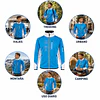 Polerón Deportivo Hombre Northland STR Pro Hakon Cyan Blue White