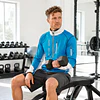Polerón Deportivo Hombre Northland STR Pro Hakon Cyan Blue White