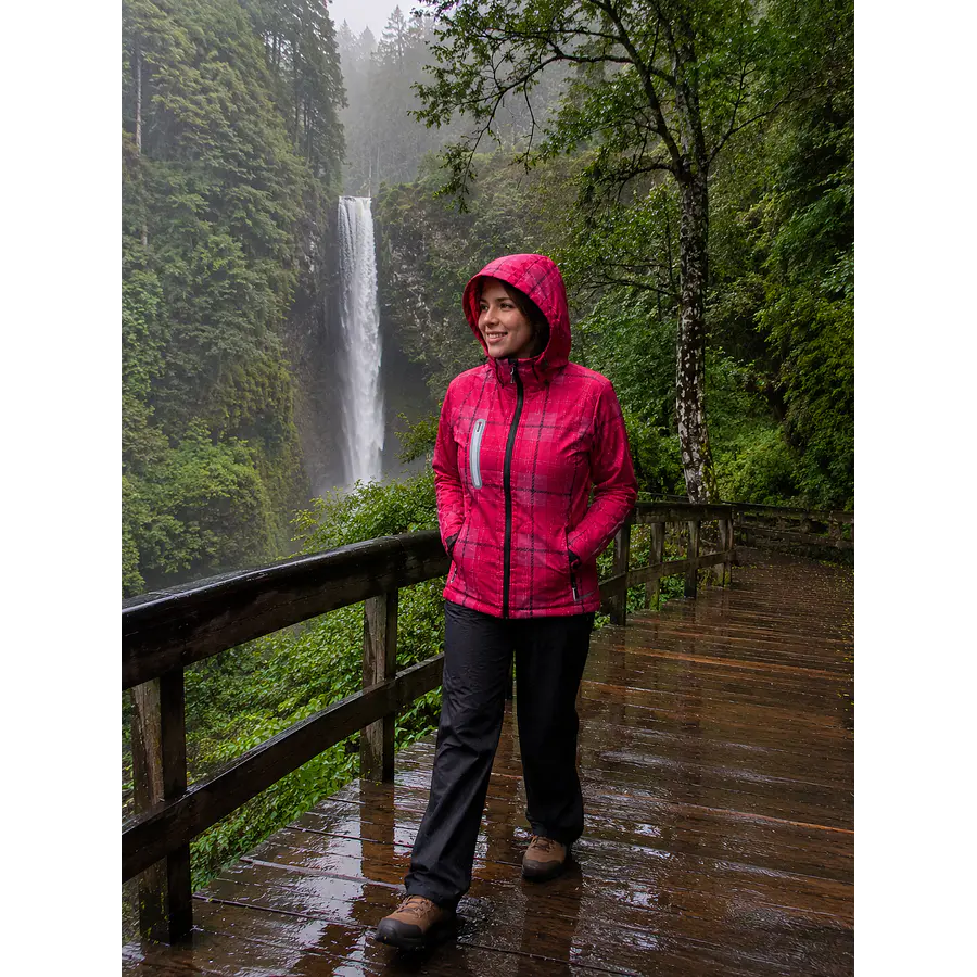 Parka Mujer Northland Freski Printed Fucsia