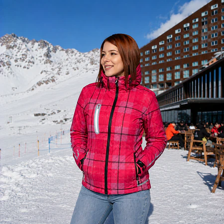 Parka Mujer Northland Freski Printed Fucsia