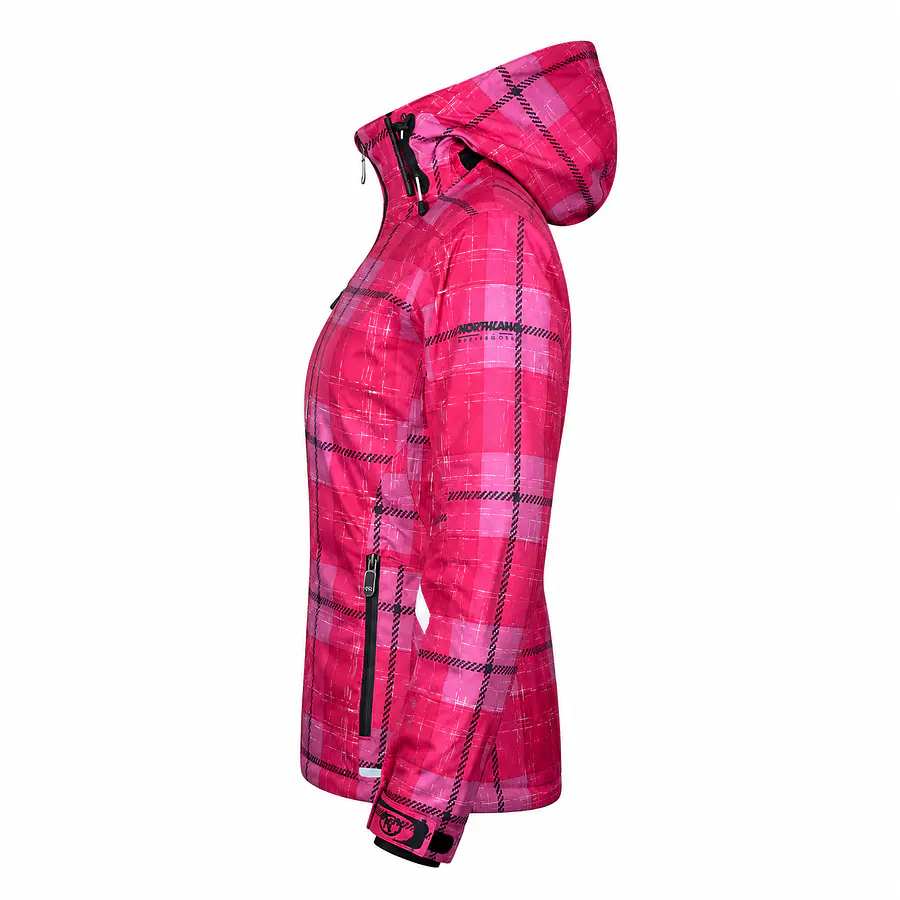 Parka Mujer Northland Freski Printed Fucsia