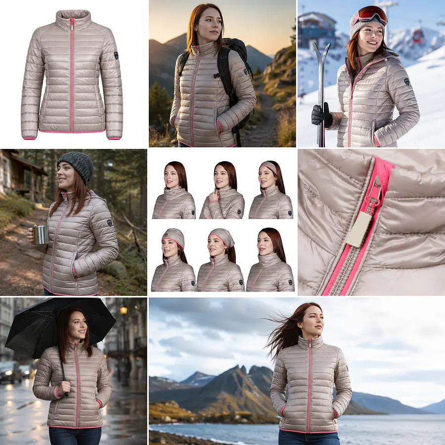Parka Mujer Northland Ronka Microloft Camel