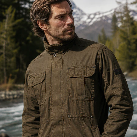 Chaqueta Hombre Northland Aviator Field Olive