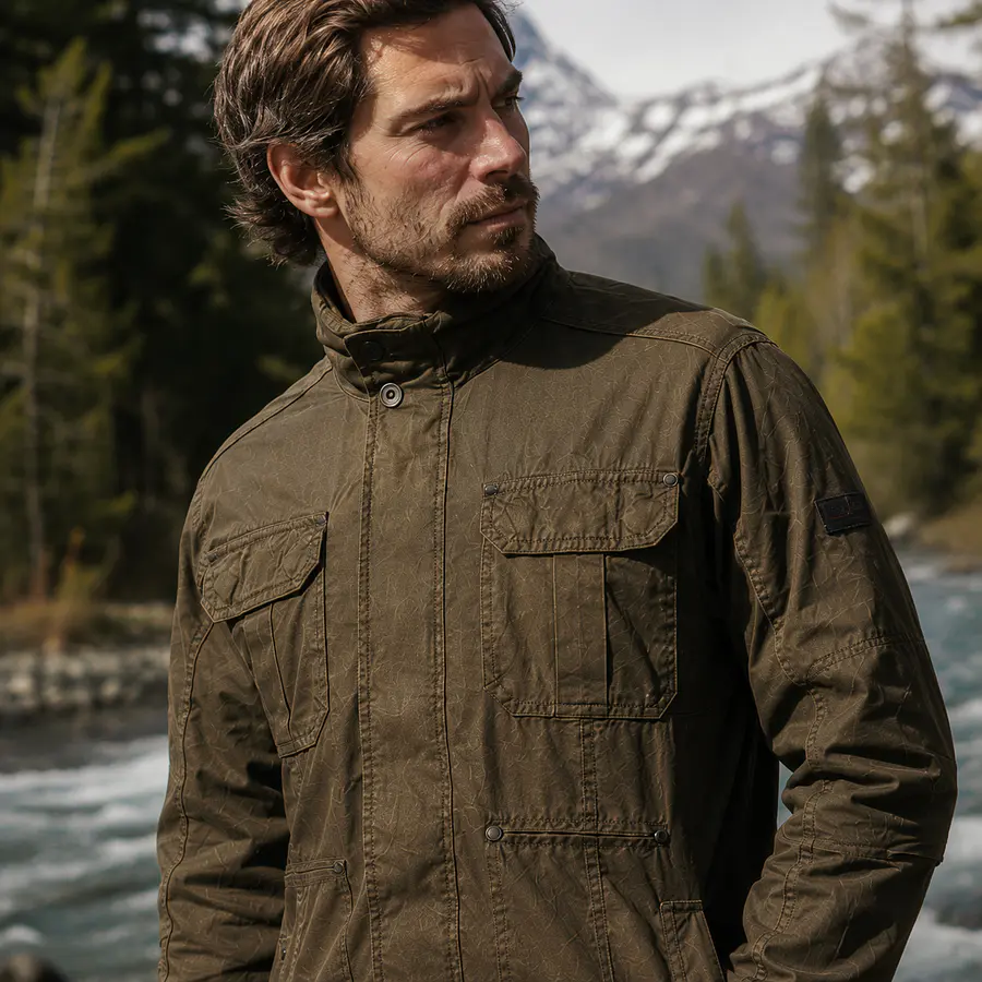 Chaqueta Hombre Northland Aviator Field Olive