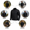 Parka Hombre Northland Kirito Pluma Black