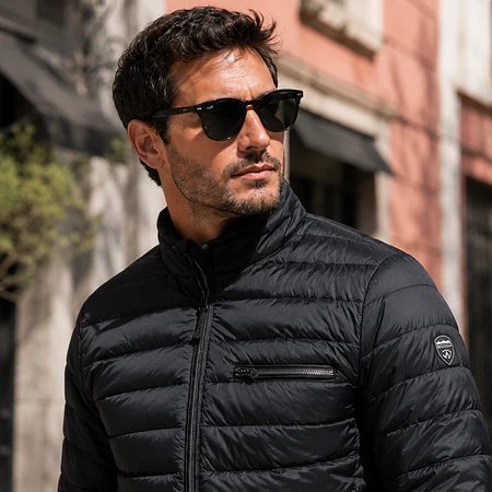 Parka Hombre Northland Kirito Pluma Black