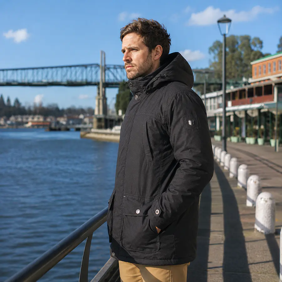 Parka Hombre Northland Berlin Winter Black