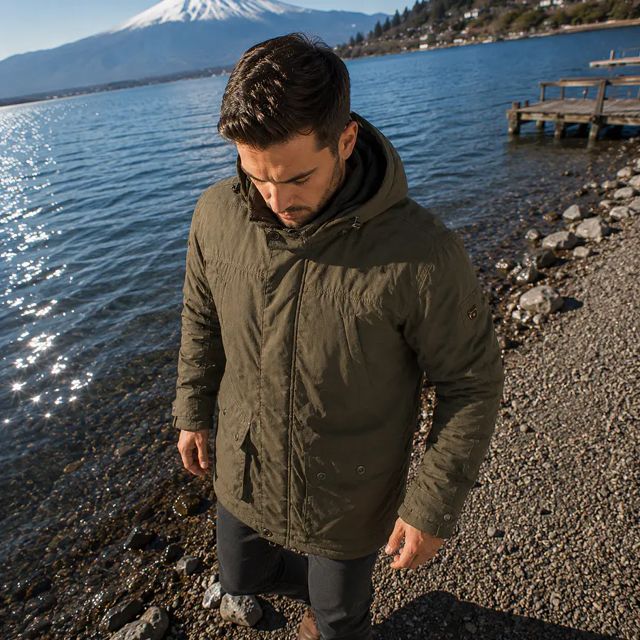 Parka Hombre Northland Berlin Winter Verde Olivo