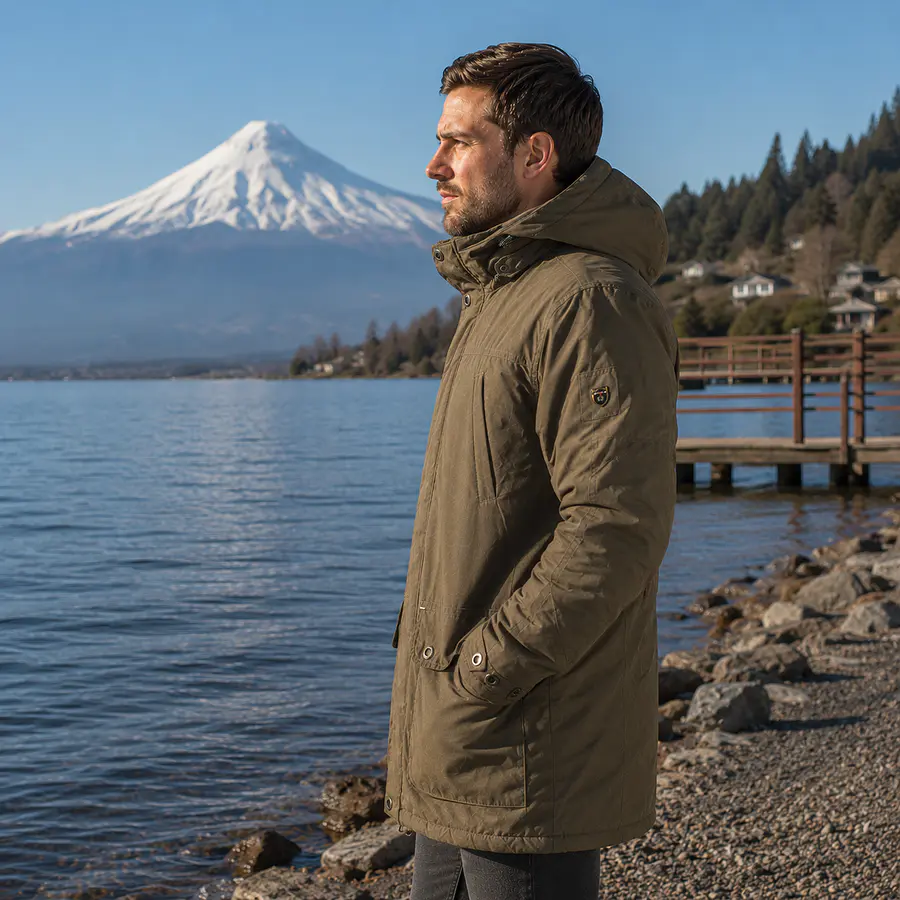 Parka Hombre Northland Berlin Winter Verde Olivo