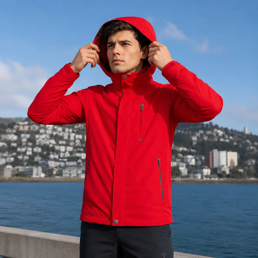 Parka Hombre Northland Xen Impermeable 5000 mm Red