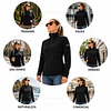 Polerón Micropolar Mujer Northland Rolli Black