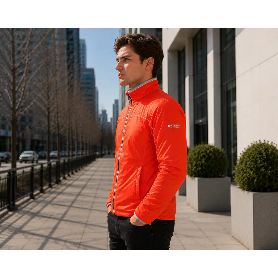 Chaqueta Hombre Northland Microloft Lino Flame