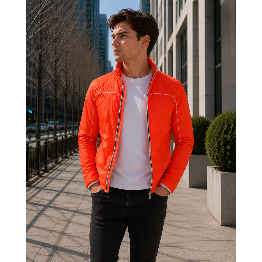 Chaqueta Hombre Northland Microloft Lino Flame