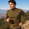 Polerón Deportivo Hombre Northland Speed Running Olive