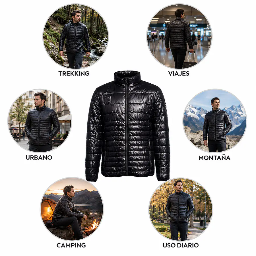 Parka Hombre Northland Kai Microloft Black