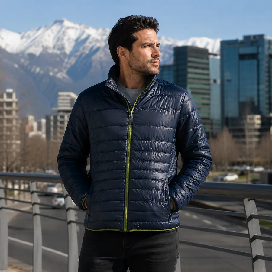 Parka Hombre Northland Kai Microloft Dark Navy Térmica Ultraliviana 02-0861214