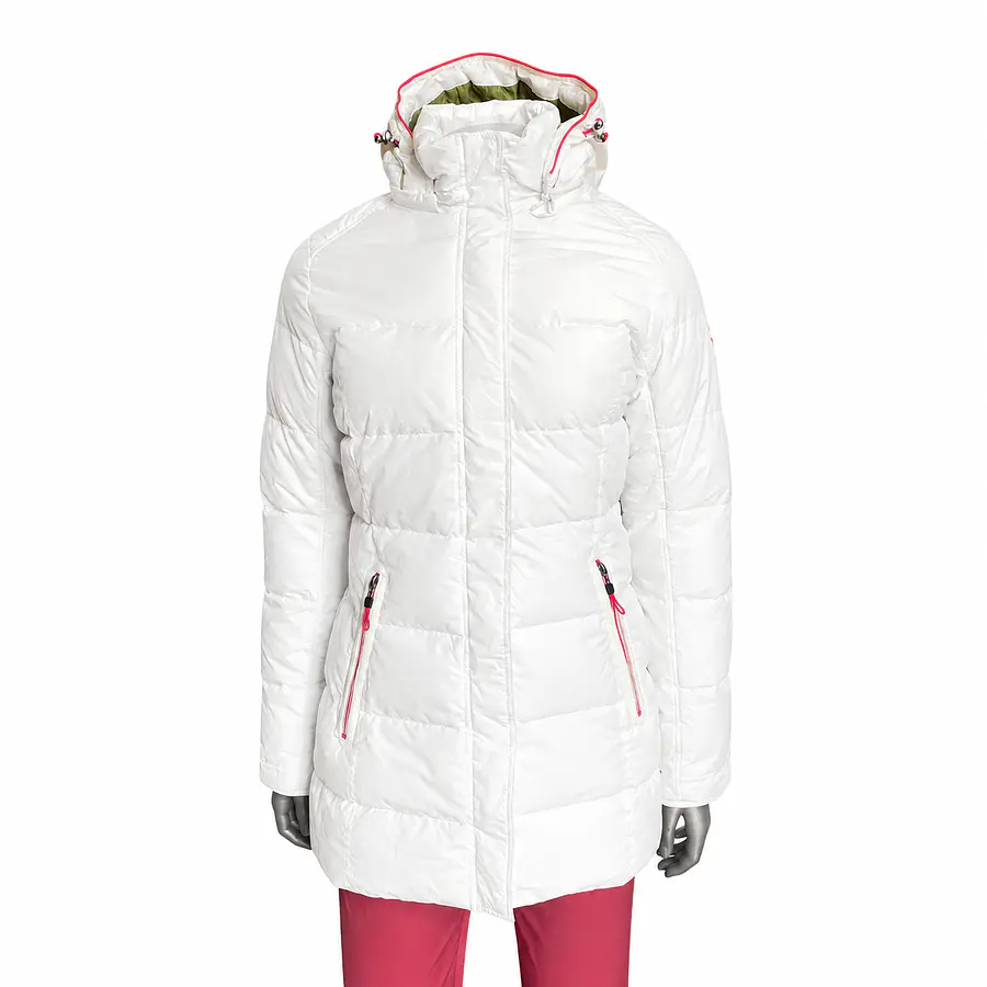 Parka Mujer Northland Rose Larga White | Abrigo Premium de Invierno con Diseño Europeo Slim Fit