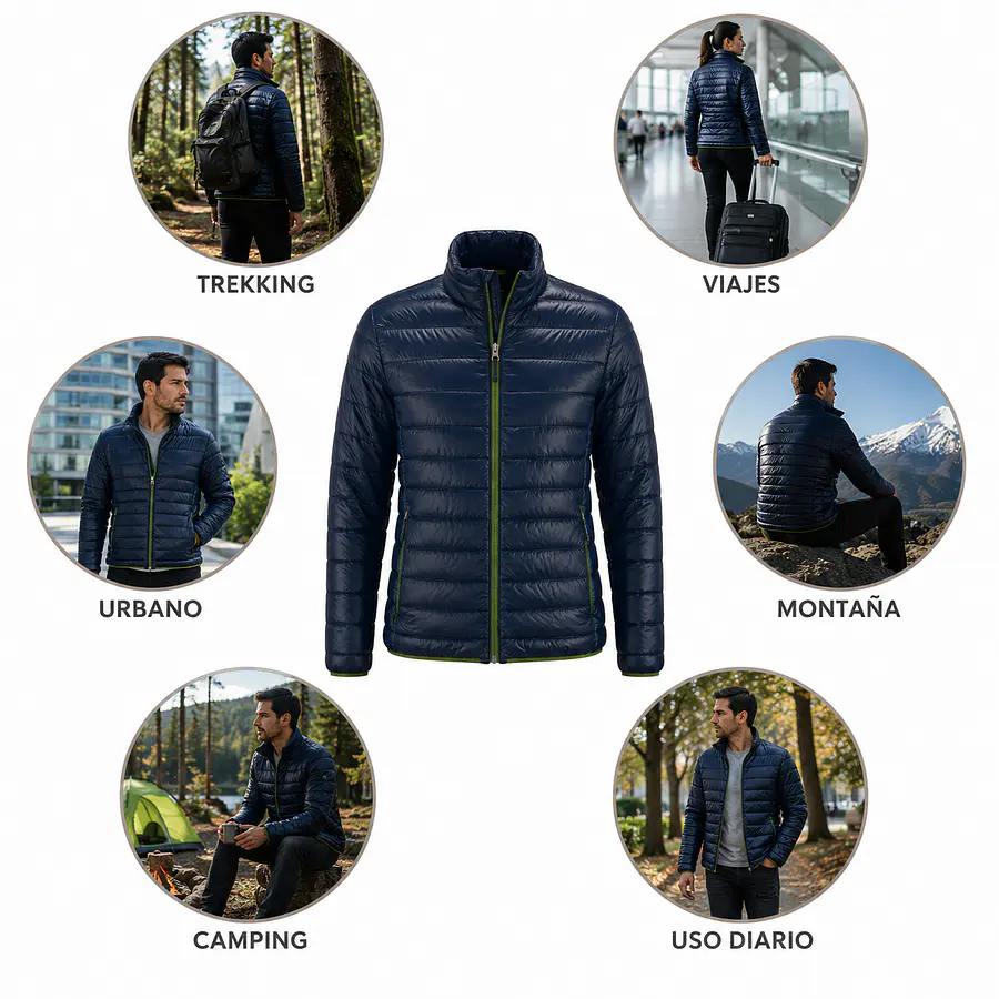 Parka Hombre Northland Kai Microloft Dark Navy Térmica Ultraliviana 02-0861214