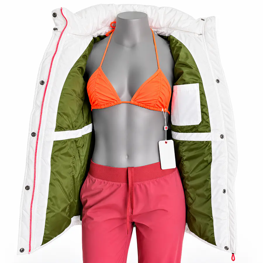 Parka Mujer Northland Rose Larga White | Abrigo Premium de Invierno con Diseño Europeo Slim Fit
