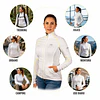 Polerón Mujer Northland SPR LS White | Capa Intermedia Outdoor Ligera de Diseño Europeo