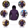 Parka 3 en 1 Mujer Northland Exo Meribel Combi Plum Black | Impermeable, Chaqueta Interior Desmontable y Diseño Europeo