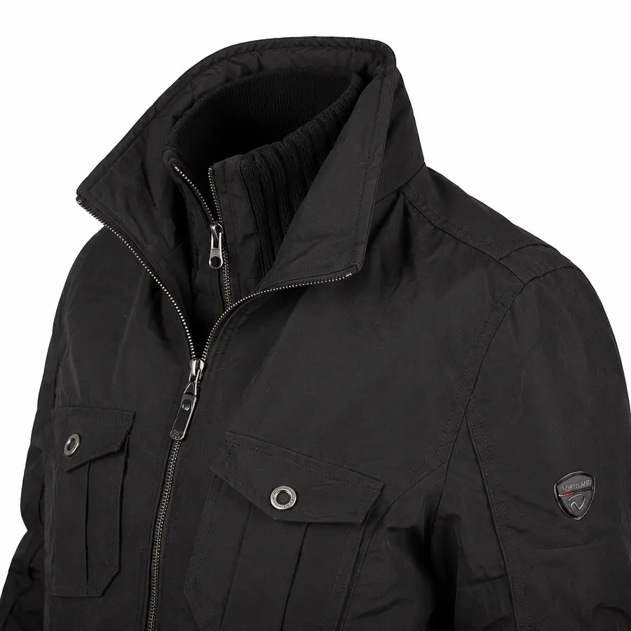 Chaqueta Mujer Northland Chloe Black | Chaqueta de Invierno Slim Fit con Diseño Europeo Outdoor