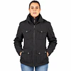 Chaqueta Mujer Northland Chloe Black | Chaqueta de Invierno Slim Fit con Diseño Europeo Outdoor