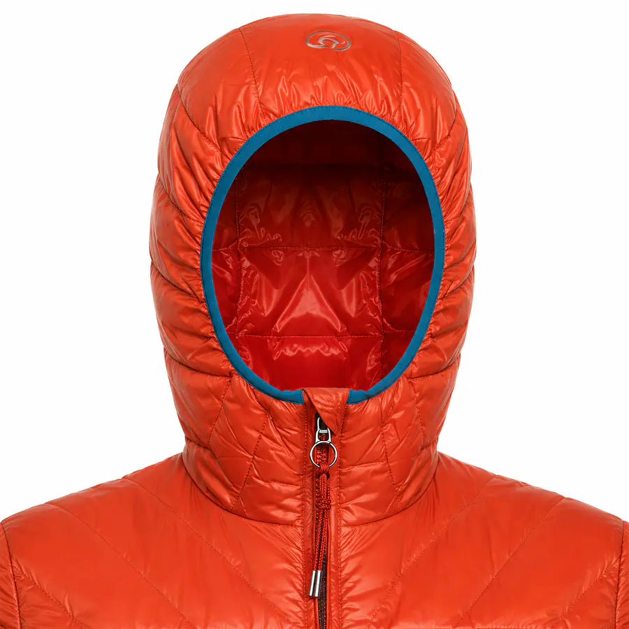 Parka Mujer Northland Taja Pluma 90/10 Brick | Plumón Premium con Capucha, Slim Fit y Diseño Europeo