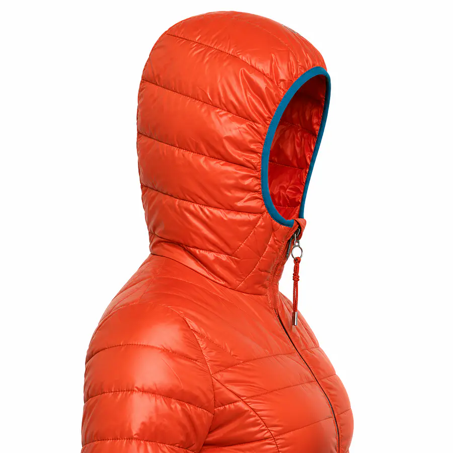 Parka Mujer Northland Taja Pluma 90/10 Brick | Plumón Premium con Capucha, Slim Fit y Diseño Europeo