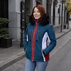 Parka Mujer Northland Diana Schijkt Indigo | Parka Premium Impermeable de Invierno con Capucha Desmontable y Diseño Europeo
