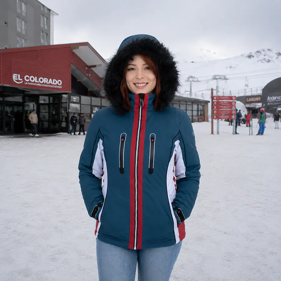 Parka Mujer Northland Diana Schijkt Indigo | Parka Premium Impermeable de Invierno con Capucha Desmontable y Diseño Europeo