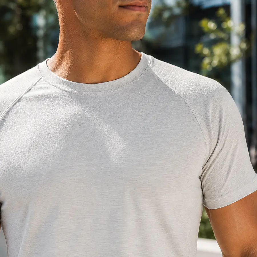 Primera Capa Hombre Northland Climate Control Melange Manga Corta | Camiseta Térmica Técnica Outdoor
