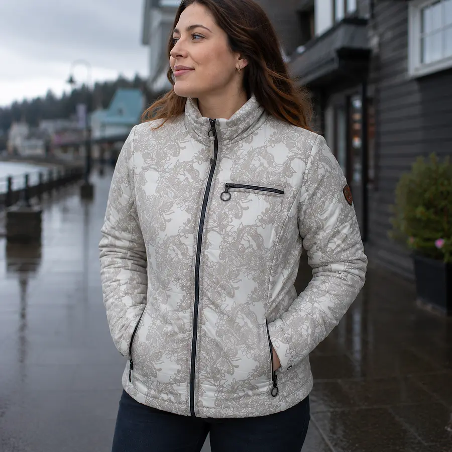 Parka Mujer Northland Celin Dusty Taupe | Microloft Liviana, Slim Fit y Diseño Europeo Premium