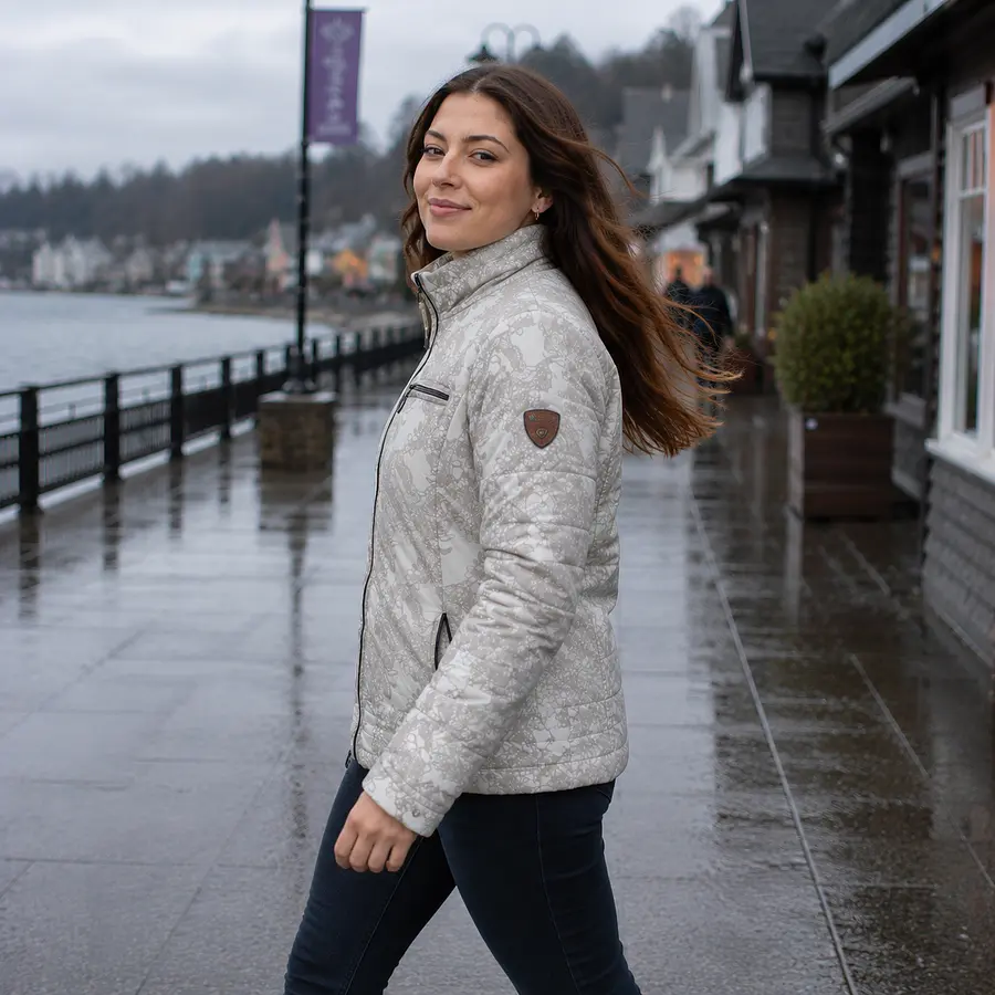 Parka Mujer Northland Celin Dusty Taupe | Microloft Liviana, Slim Fit y Diseño Europeo Premium