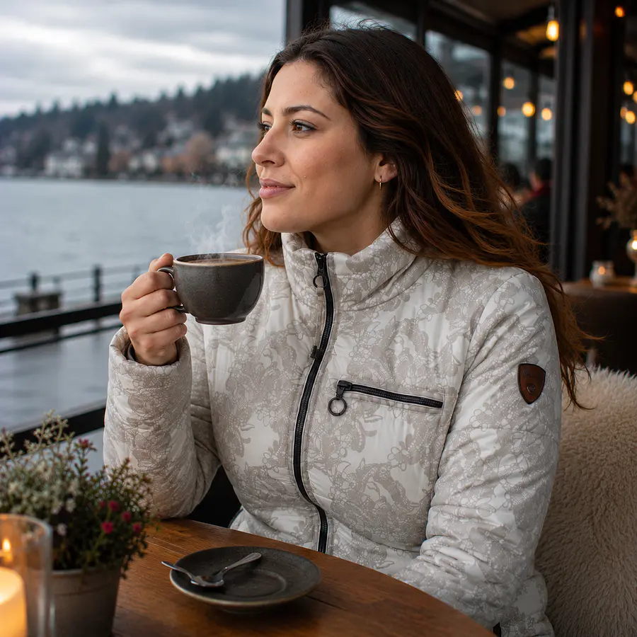 Parka Mujer Northland Celin Dusty Taupe | Microloft Liviana, Slim Fit y Diseño Europeo Premium