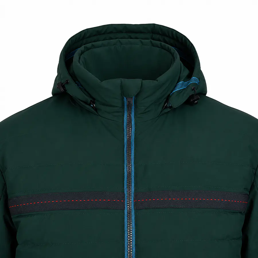 Parka Hombre Northland Ivan Jungle Green | Microloft Liviana, Slim Fit y Diseño Europeo Outdoor