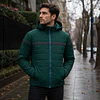 Parka Hombre Northland Ivan Jungle Green | Microloft Liviana, Slim Fit y Diseño Europeo Outdoor