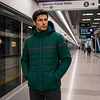 Parka Hombre Northland Ivan Jungle Green | Microloft Liviana, Slim Fit y Diseño Europeo Outdoor