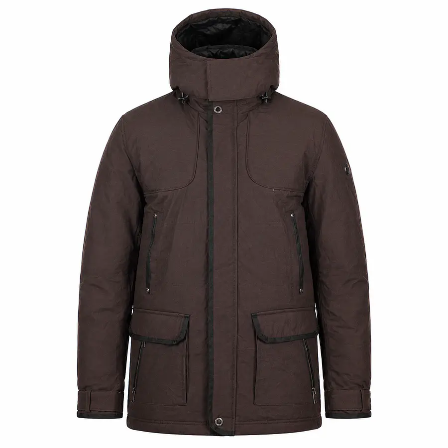 Parka Hombre Northland Allen Chocolate | Parka Premium de Invierno Regular Fit con Diseño Europeo Outdoor