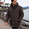 Parka Hombre Northland Allen Chocolate | Parka Premium de Invierno Regular Fit con Diseño Europeo Outdoor