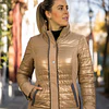 Parka Mujer Northland Zilli Microloft Camel | Abrigo Premium Slim Fit con Microloft y Diseño Europeo