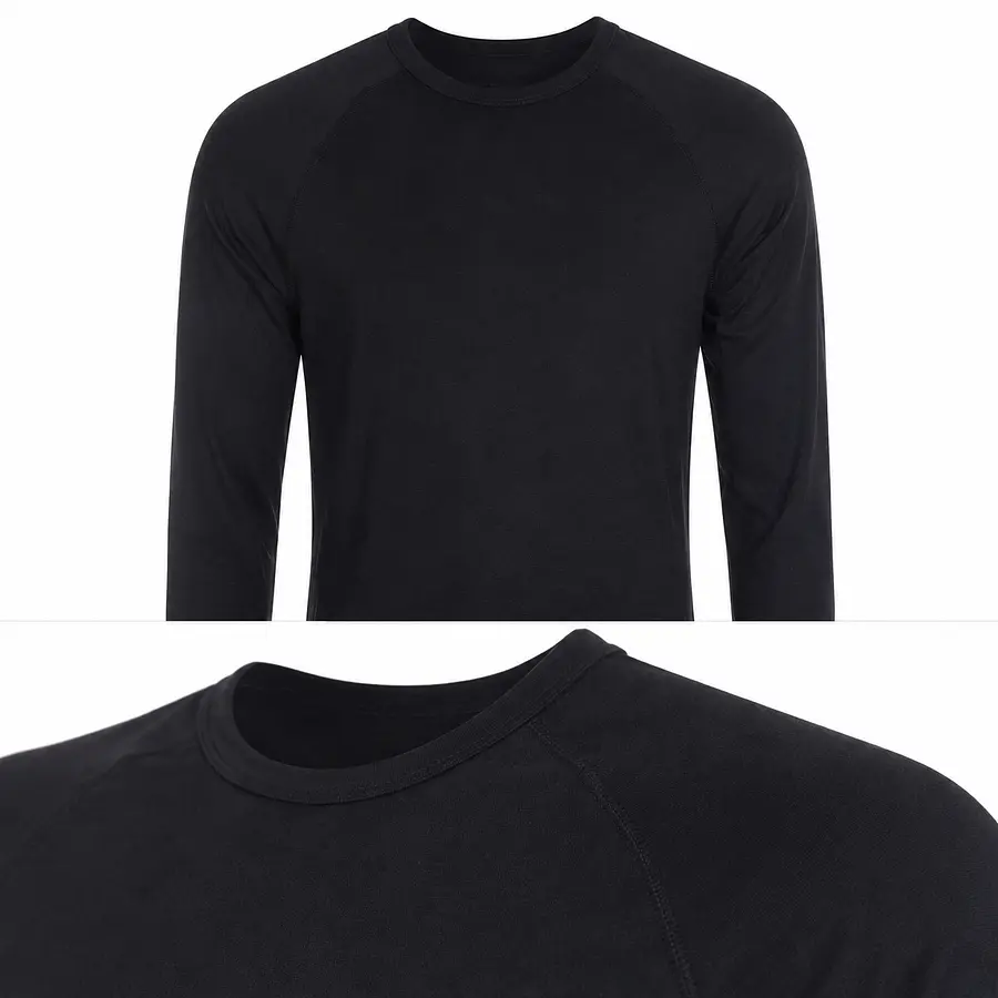Primera Capa Hombre Northland Rib MS SLV Black | Térmica, Respirable, Secado Rápido y Diseño Europeo