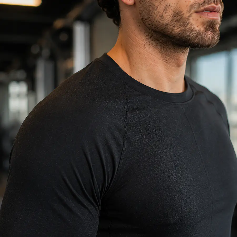 Primera Capa Hombre Northland Rib MS SLV Black | Térmica, Respirable, Secado Rápido y Diseño Europeo