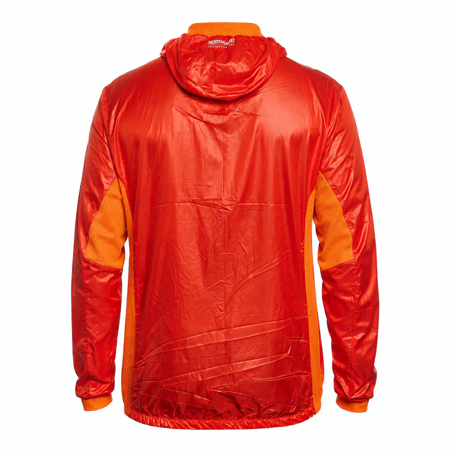 Chaqueta Cortaviento Hombre Northland Aquilo Flame | Ultraliviana, Capucha, Slim Fit y Paneles Respirables