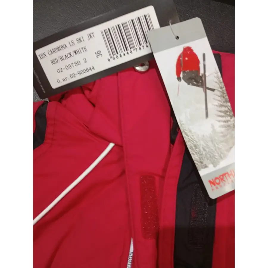 Parka Mujer Northland Xen Cardona Roja | Capucha, Bolsillos Impermeables y Diseño Outdoor