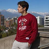 Polerón Hombre Under Armour Project Rock Red One Crew Rojo | Algodón, Interior Afelpado y Edición Especial